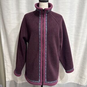 Wintergreen Ely Northern Wear Expedition Women Medium Fleece Full Zip Polartec